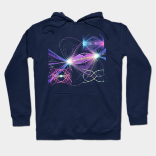 Quantum Entanglement Collage Hoodie