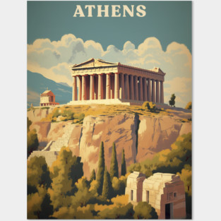 Athens Posters and Art