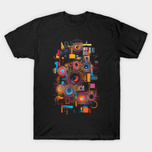 Minimalist Acoustics Sound System Hi-Fi Setup T-Shirt