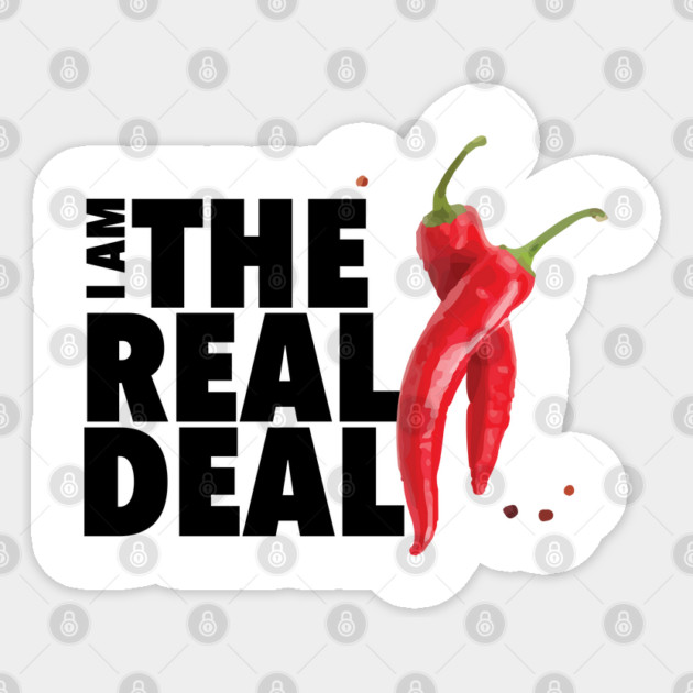 I am the real deal, baby! Sticker by Middle Market Journal