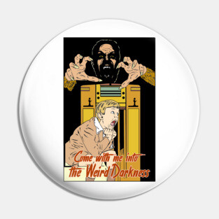 "Old Time Radio" Colorized Pin
