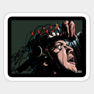 A Clockwork Orange "The Healthy Alternative" Alex DeLarge portrait (digital) Sticker