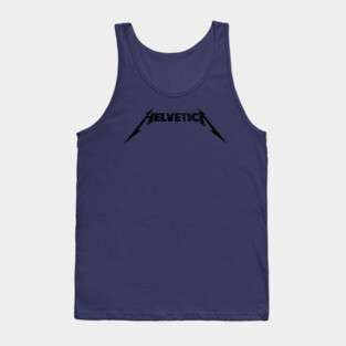 Helvetica ROCKS | Black Tank Top