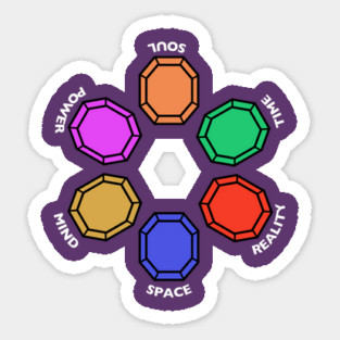 Infinity Stones Sticker
