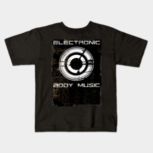 Electronic Body Music shattered Kids T-Shirt