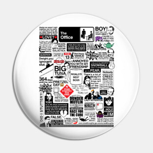 Wise Words From The Office - The Office Quotes (Variant) Pin