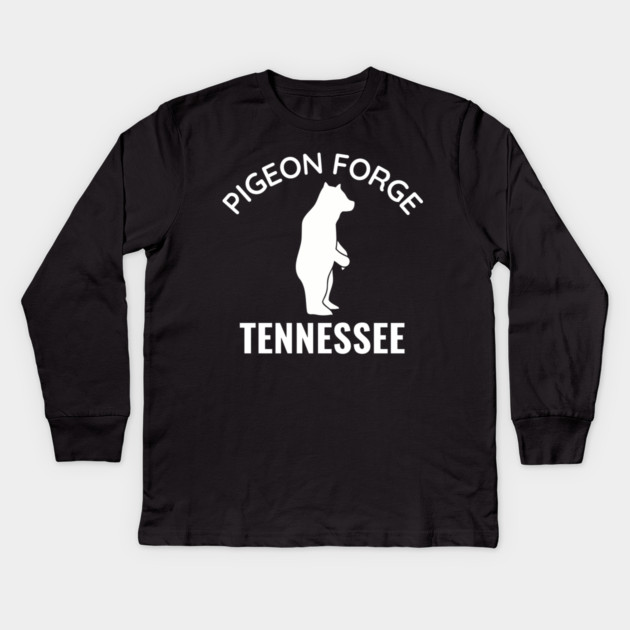 pigeon forge Tennessee Kids Long Sleeve T-Shirt by Pixel Threads 