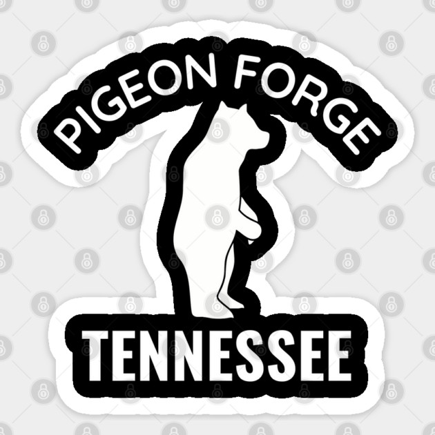 pigeon forge Tennessee Sticker by Pixel Threads 