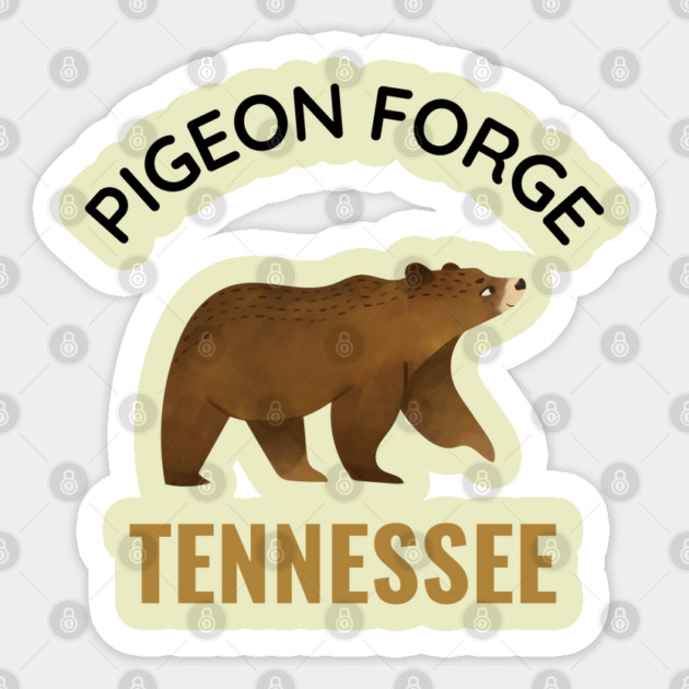 Pigeon Forge Tennessee Sticker by Pixel Threads 