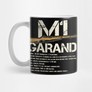 WW2 M1 Garand Weapon Specs Mug