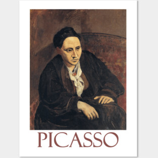 Portrait of Gertrude Stein by Pablo Picasso Posters and Art