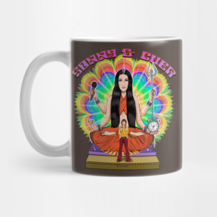 Sonny and Cher- Psychedelic Goddess Mug