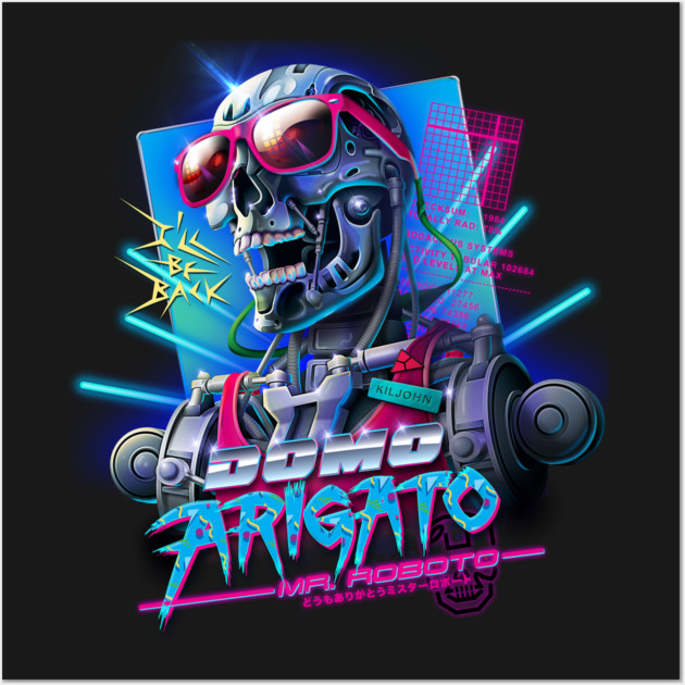 Domo Arigato Mr. Roboto Wall Art by RockyDavies