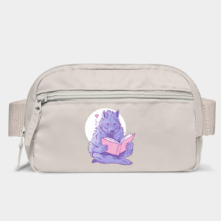Werewolf reading a book Bag