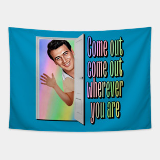 Rock Hudson - Gay Pride Tapestry