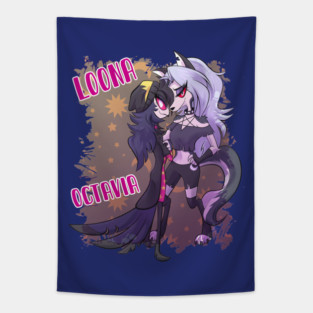 Loona and Octavia V2 Tapestry