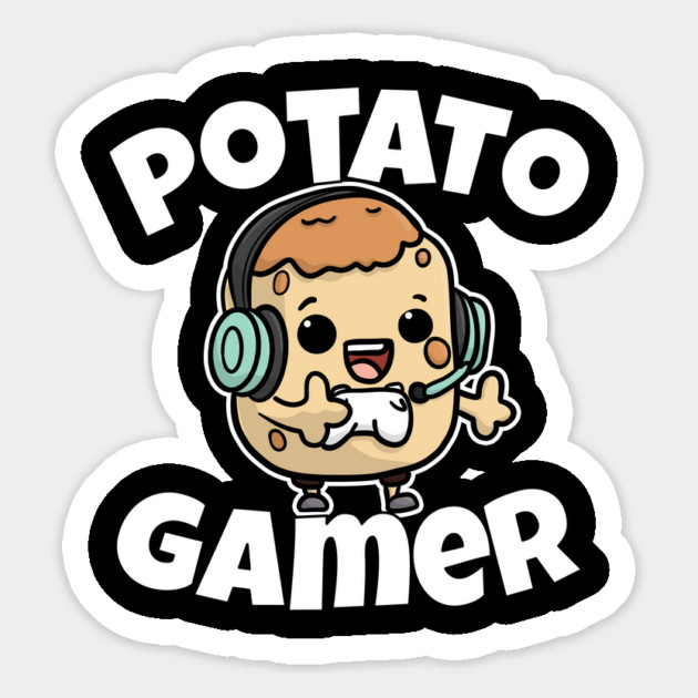 Bad Video Game Player Online Gaming Teammate Potato Gamer Magnet by belownormal