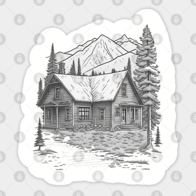 Darby Montana Sticker by Pixel Threads 