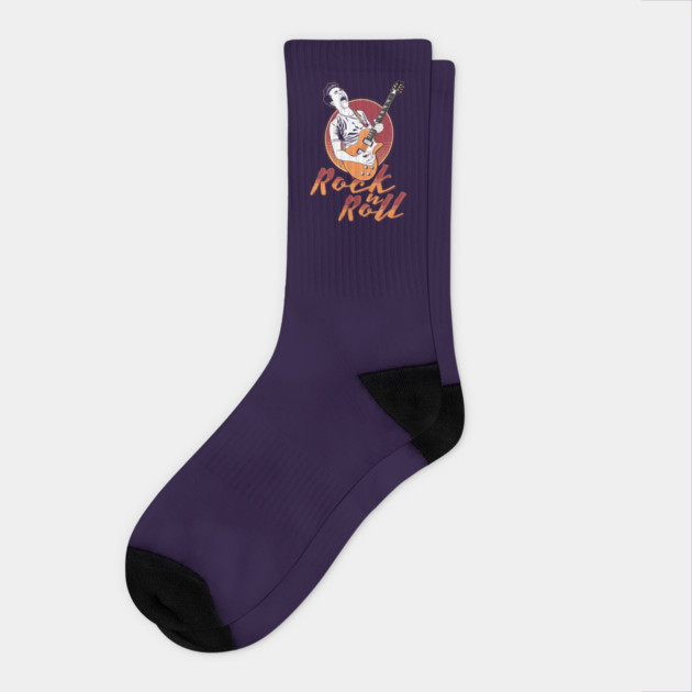 Rock ’n’ Roll Shout Socks by filiposwear