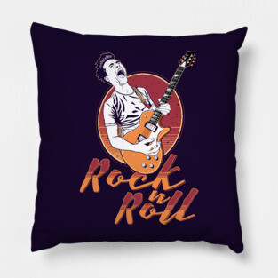 Rock ’n’ Roll Shout Pillow