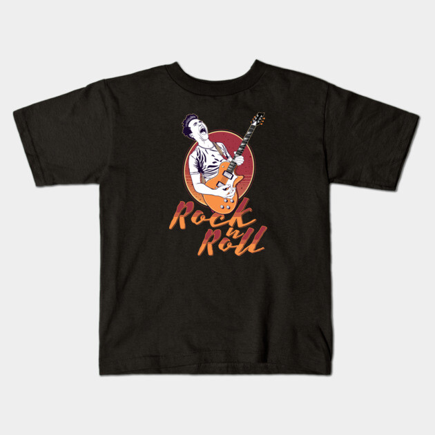 Rock ’n’ Roll Shout Kids T-Shirt by filiposwear