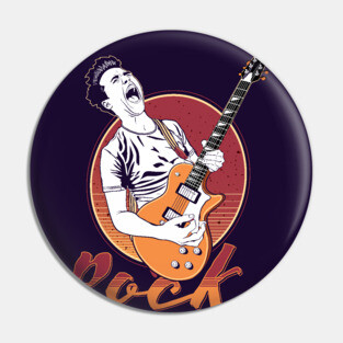 Rock ’n’ Roll Shout Pin