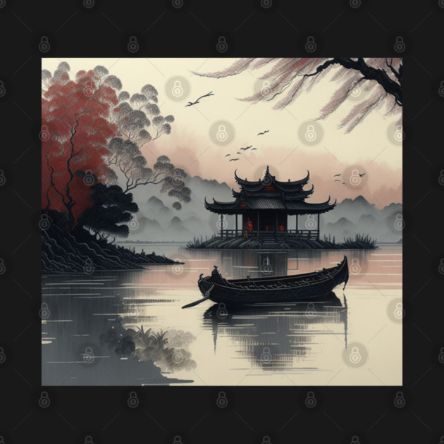 The Art of Chinese Ink Painting by Pixel Threads 