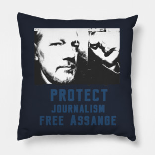 Free Assange 1 Pillow