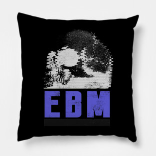 EBM error skull Pillow