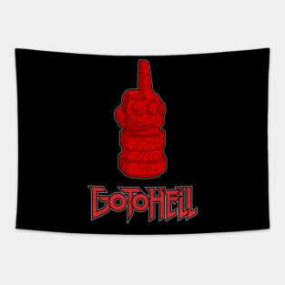 Go To Hell Tapestry