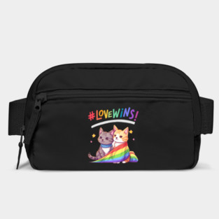 cat lgbt flag gay pride month transgender rainbow lesbian Bag