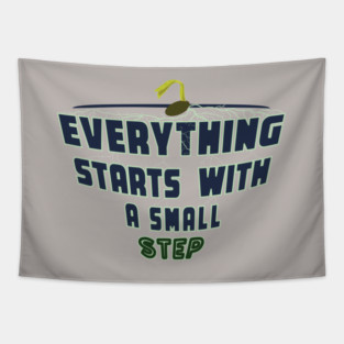 Everything Starts with a Small Step Tapestry