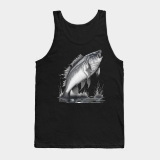 Largemouth Bass Fishing Tank Top