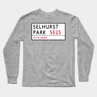Selhurst Park Road Sign Long Sleeve T-Shirt