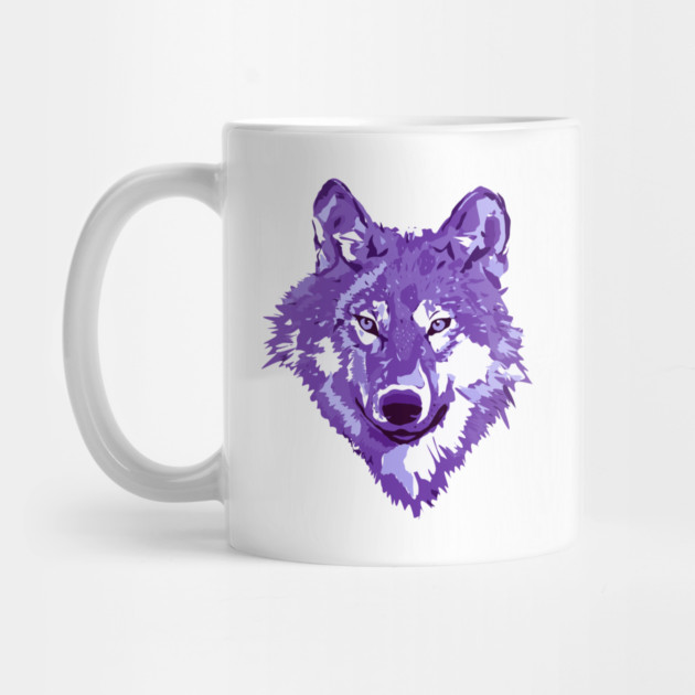 Purple Lone Wolf Totem Animal Spirit Guide Cheeky Witch by Cheeky Witch