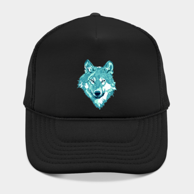 Aqua Lone Wolf Totem Animal Spirit Guide Cheeky Witch by Cheeky Witch