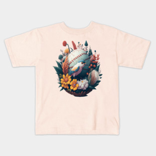 Dream Bouquet, a fantasy flowers design Kids T-Shirt
