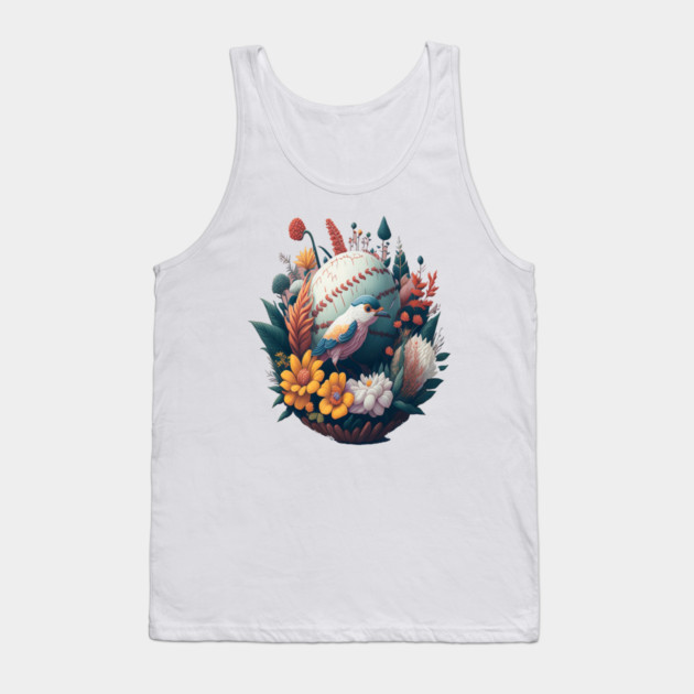 Dream Bouquet, a fantasy flowers design Tank Top by Pixel Threads 