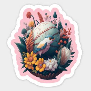 Dream Bouquet, a fantasy flowers design Sticker