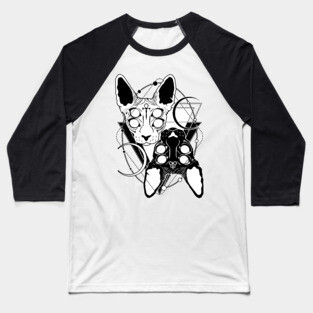 Twin sphynx cat Baseball T-Shirt