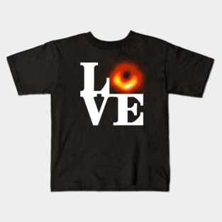 Black Hole LOVE Kids T-Shirt