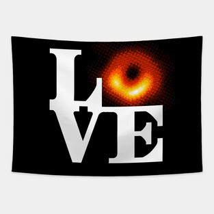 Black Hole LOVE Tapestry