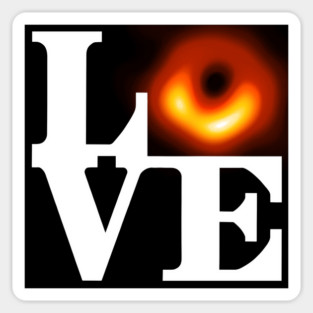 Black Hole LOVE Sticker