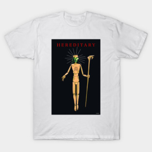 Hereditary Movie Art Paimon Statue and Charlie's Head T-Shirt