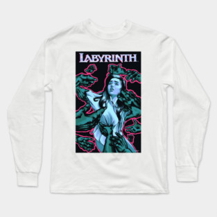 Labyrinth Helping Hands Art Long Sleeve T-Shirt