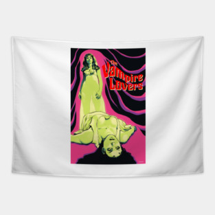 The Vampire Lovers Movie Art Tapestry