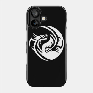 Yin Yang Dragons Symbol Cheeky Witch Phone Case