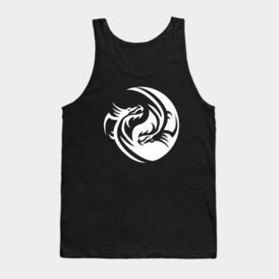 Yin Yang Dragons Symbol Cheeky Witch Tank Top