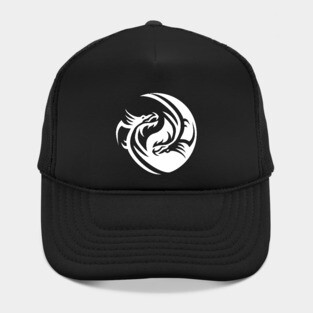 Yin Yang Dragons Symbol Cheeky Witch Hat