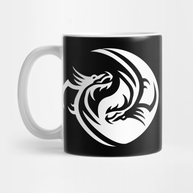 Yin Yang Dragons Symbol Cheeky Witch by Cheeky Witch